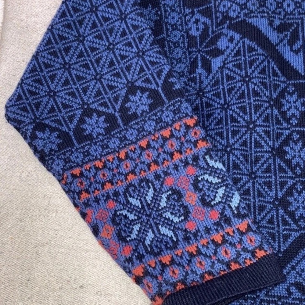 Christiania Cardigan Sweater Icelandic Norway Nordic Wool Blue Clasp Women’s S - Picture 5 of 9